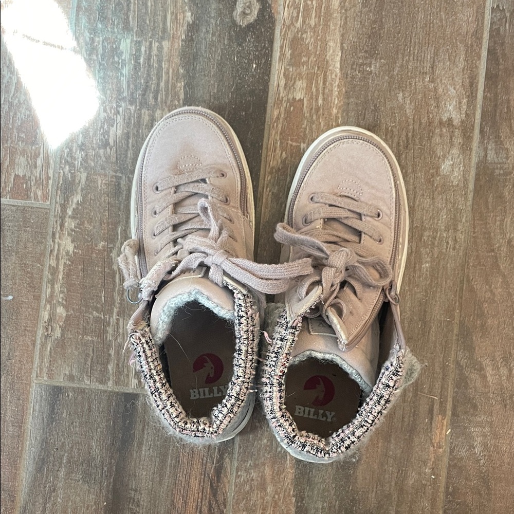 Billie Kids Shoes in greyish pink